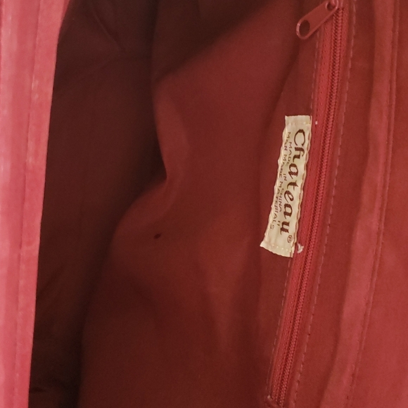 Vegan Leather Red Purse - Picture 4 of 5